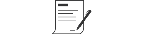 Illustration: Begleitschreiben mit Stift