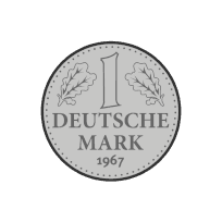 Illustration: Deutsche-Mark-Münze